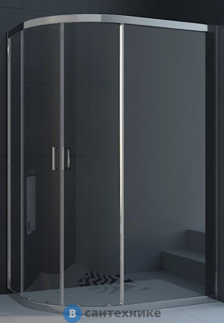 Душевой уголок Veconi RV-03 RV03-12090A-01-19C1 стекло прозрачное/6 мм/ без поддона