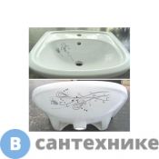 Умывальник Старый Оскол АРГО 50 мебельный декор цветы