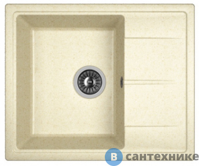 картинка Кухонная мойка Dr. Gans Ника 580, латте СМс (25.070.B0580.403)