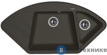картинка Кухонная мойка FLORENTINA Веста, антрацит FSm (20.285.E1005.302)