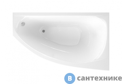картинка Ванна акриловая Domani-spa Style 160х96 правая на каркасе