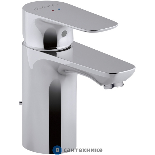 Смеситель Jacob Delafon ALEO E72275-4-CP для раковины с донным клапаном (хром)