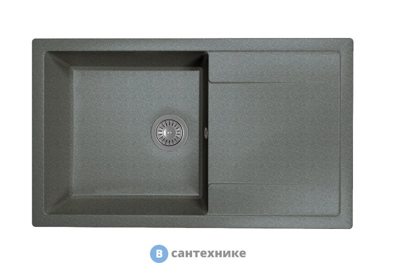 Кухонная мойка Dr. Gans Техно 860, чёрный СМс (25.030.D0860.407)