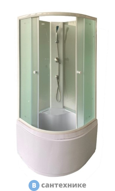 Душевая кабина Parly TMF901 (85*85*190) глубокий поддон, без крыши, передние стекла матовые, задние стекла матовые