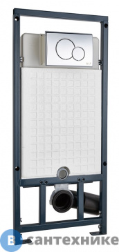 картинка Инсталляция WELTWASSER WW MARBERG 507 RD унитаза, кнопка круглая