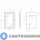 картинка Зеркало BelBagno SPC-KRAFT-500-800-SENS-AL в алюминиевой раме со встроенным светильником и сенсорным выключателем по периметру рамы, 500x800x32 мм