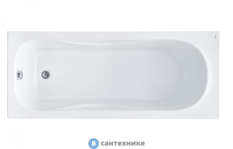 Ванна акриловая Santek Тенерифе 150х70 (1WH302213), без каркаса и сифона
