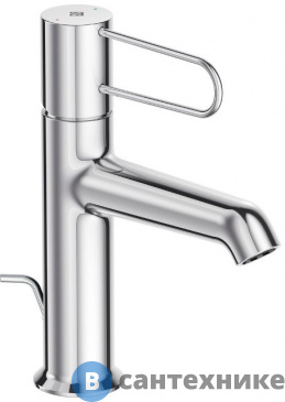 картинка Смеситель Jacob Delafon ODEON RIVE E21028-CP-CP ля раковины с дк, корпус хром, ручка хром