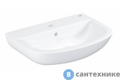 картинка Раковина Grohe 39440000 Bau Ceramic подвесная, 55 см