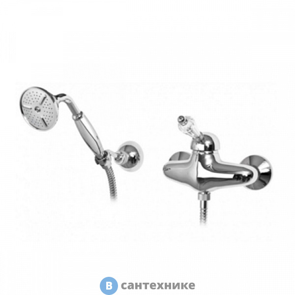 Смеситель Cezares VINTAGE-D-01-Sw для душа однорычажный, хром, ручки Swarovski