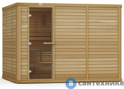 картинка Сауна SAWO WAVE 2329LL-WD Кедр (230х290х210) без аксессуров и печи