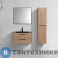 картинка Тумба под раковину Vincea Chiara 2D 800 подвесная, 2 выкатных ящика soft-close, N.Oak (VMC-2C2800NO)