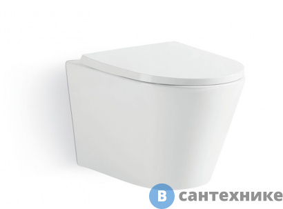 картинка Унитаз подвесной Timo INARI TK-503 MB (490*380*365)