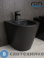 картинка Биде напольное GID-ceramic BDN-30BM чёрный матовый
