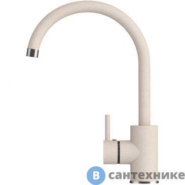 картинка Смеситель Polygran Элара 349507 кухонный №27 бежевый