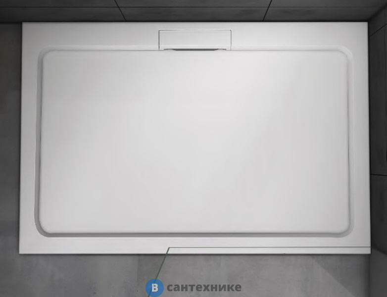 Душевой поддон WELTWASSER WW TRS 10070 с сифоном, без ножек