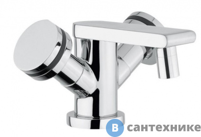 картинка Смеситель Cezares FLAT-BS2-01 на биде с донным клапаном, хром