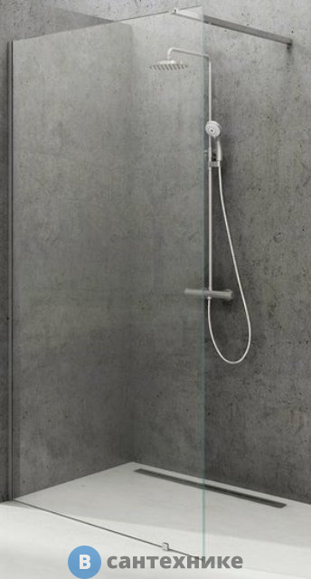 Душевая перегородка Ravak ST Walk-In Wall 1200 x 2000 блестящий + транспарент (GW9WG0C00Z1)