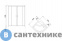 картинка Душевой уголок Royal Bath RB 100BK-C-BL 1000x1000x2000 (матовое) (RB100BK-C-BL)