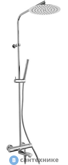 Душевая стойка Paini 78CR687TH COX с термостатом и изливом