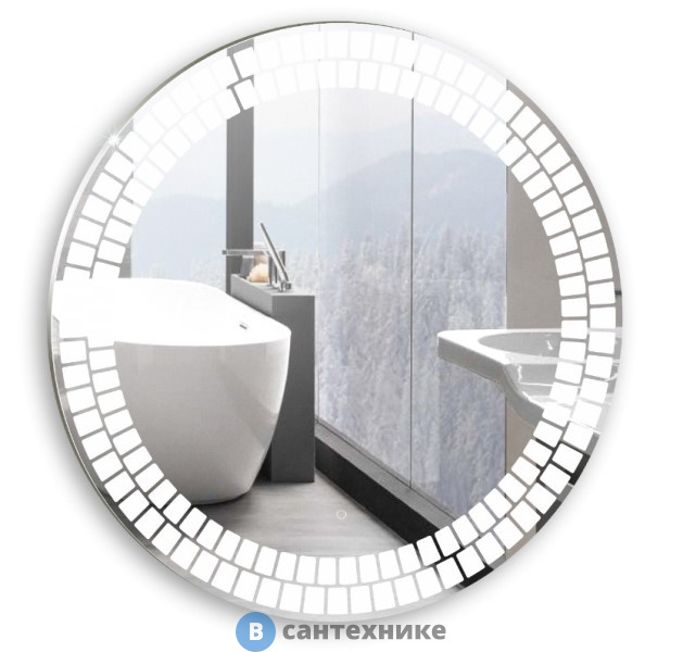 Зеркало AZARIO Армада d1000 сенсор выкл (LED-00002512)