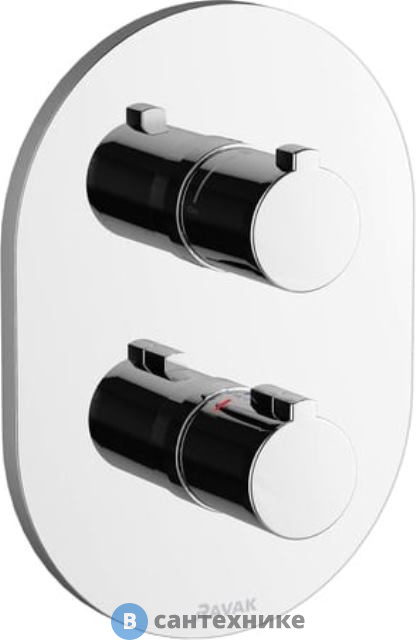 Смеситель Ravak CR 064.00 термостатический Chrome без переключателем (X070095)