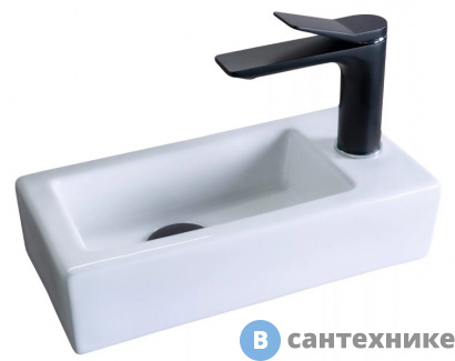 картинка Раковина подвесная GID-ceramic N9272L белый (365х180х90)