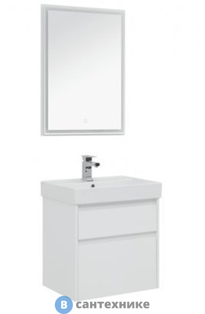 Комплект мебели Aquanet Nova Lite 60 2 ящ.  бел. глянец (242921)