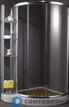 картинка Душевой уголок APPOLLO TS-685 (112х97х200) без деревянной решетки