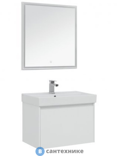 Комплект мебели Aquanet Nova Lite 75 1+1 ящ. бел. глянец (242296)