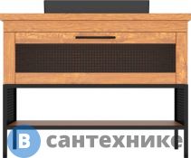 Тумба с раковиной Belinza Trellis 100 грецкий орех (572966)