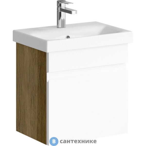 Тумба под раковину Aqwella SMART 50 SRT0105DB (подвесная, дуб балтийский)