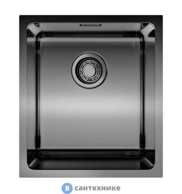 Кухонная мойка OMOIKIRI Tadzava 39-U-GM нерж.сталь/вороненая сталь (4993079)