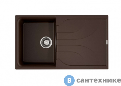 картинка Кухонная мойка OMOIKIRI Yasugata 86-DC темный шоколад (4993872)