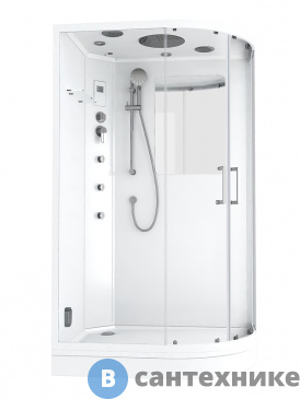 картинка Душевая кабина TEUER D129-75L (120х90х216)