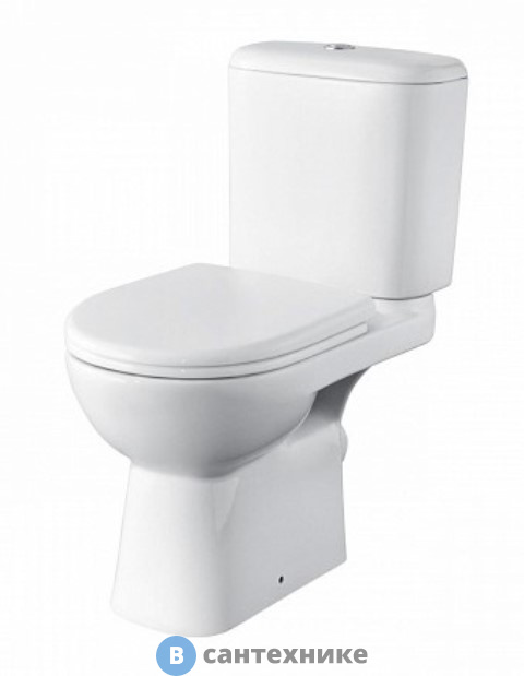 Унитаз-компакт Roca ACCESS 34P23800Y с бачком, c сиден, гориз. выпуск (белый)