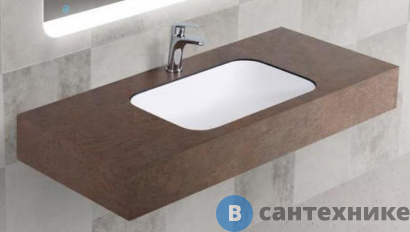 картинка Раковина Cezares VEGA-1200-SOSP-LVB-RGN подвесная, консольная, оттенок FERRO BRONZO