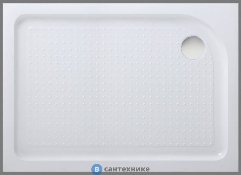 Душевой поддон BelBagno TRAY-BB-AH-120/80-15-W-R (1200x800x150)