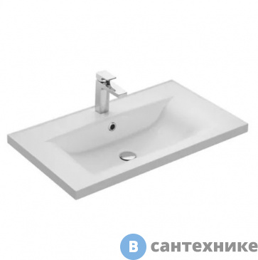 картинка Раковина Акватон Айрис 800 белая (1A722931AG010)