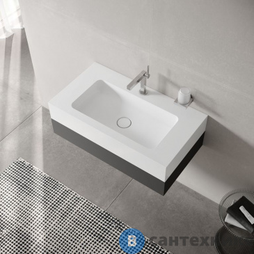 картинка Тумба с раковиной Keuco EDITION 300 30382003900 + 30380310001, антрацит, 950 мм (39612390100)