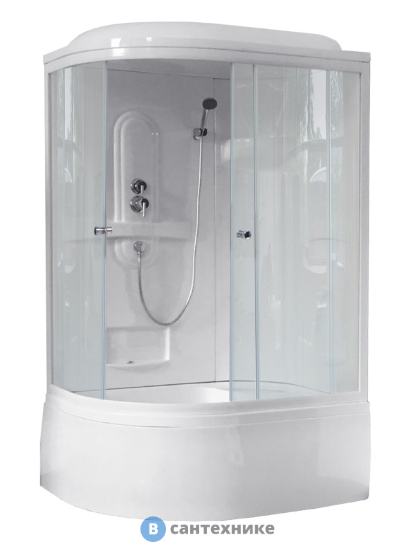 Душевая кабина Royal Bath RB 8120BK1-T R 1200x800x2170 (прозрачное)
