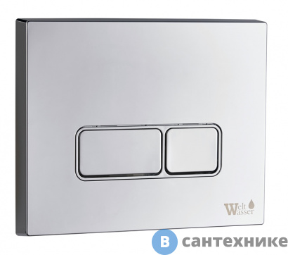 картинка Клавиша смыва WELTWASSER WW MAR 410 SE нажимная для инсталляции квадратная