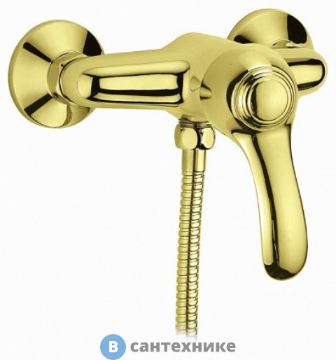 Смеситель Cezares LIRA-C-DM-03 для душа, золото