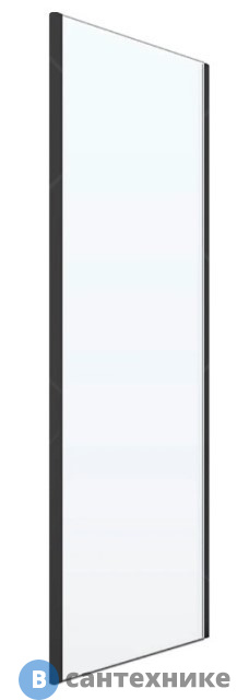 Боковая панель RGW Z-050-4 чёрный/Прозрачное/6 мм 80*150 (352205408-14)