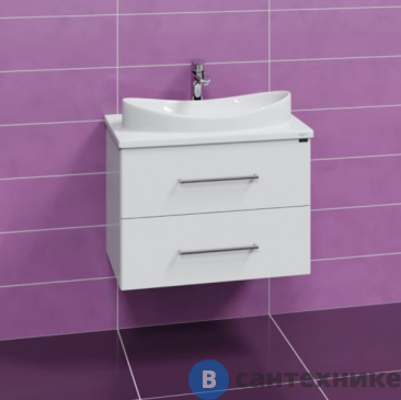 картинка Тумба под раковину СанТа Вегас 70 2 ящ. подвес. (под ум. Вега 70) (226037)