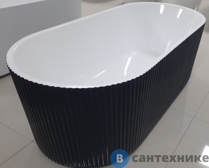 картинка Акриловая ванна Frank F6103 White/Black