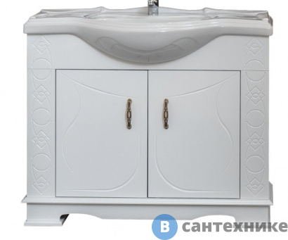 картинка Тумба под раковину М-Классик Николь 100 РП (America 1050) (6672mkt)