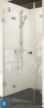 картинка Душевая дверь Ravak Brilliant BSD3-110 L хром+Транспарент (0ULD0A00Z1)