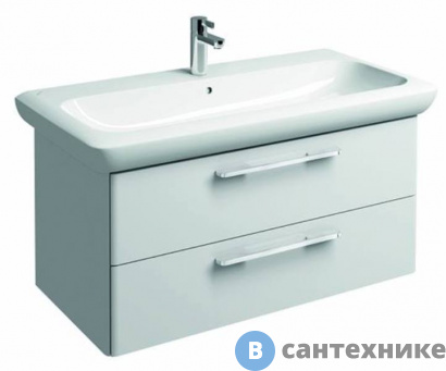 картинка Тумба под умывальник Keramag IT! 819100000 /900х427х434/ (белый, глянец)