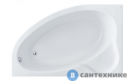 картинка Ванна акриловая Santek Эдера 170х110 левосторонняя (1WH111995), без каркаса и сифона